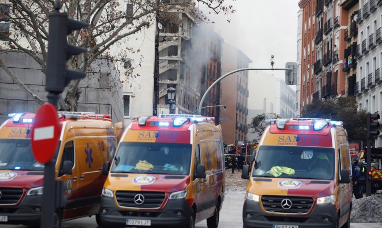 Мощен взрив в центъра на Мадрид (ВИДЕО) - Tribune.bg