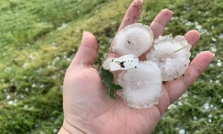 Градушка нанесе щети в няколко села в Ямболско - Tribune.bg