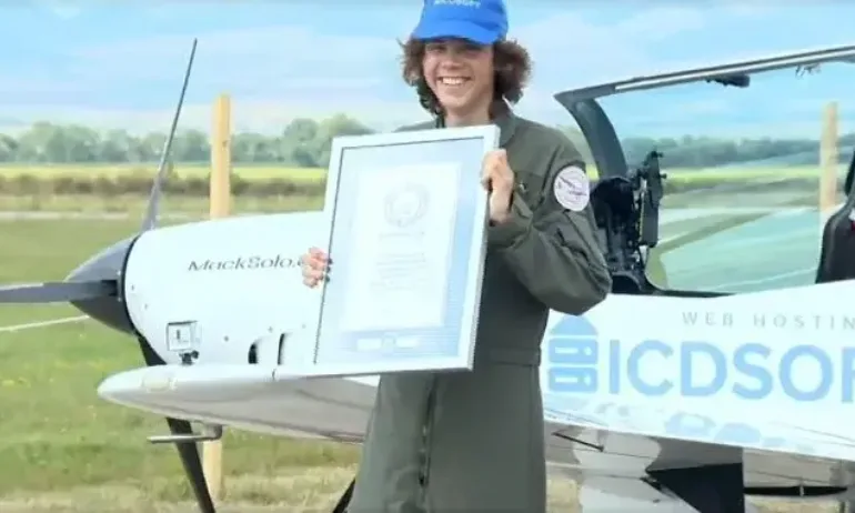 Нови световни рекорд край Радомир – Мак Ръдърфорд стана най-младият пилот, обиколил света - Tribune.bg