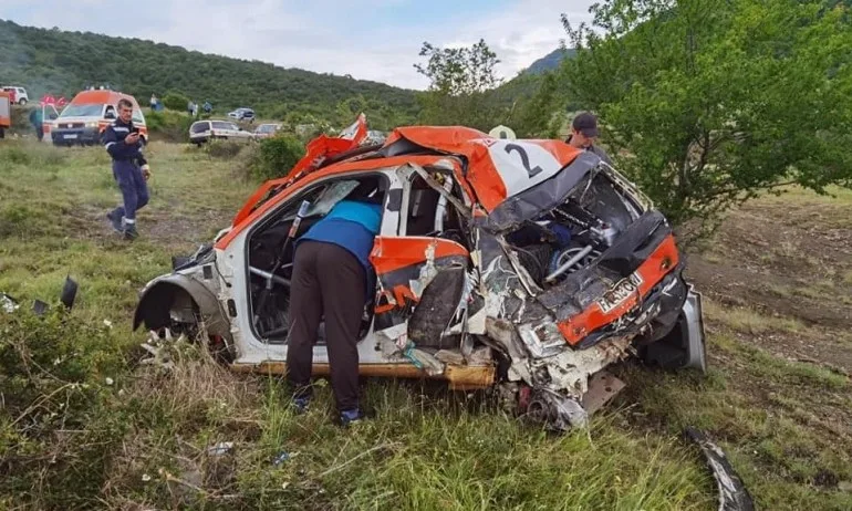 Тежка катастрофа спря рали в Сливен, турски пилот е сериозно пострадал (ВИДЕО) - Tribune.bg