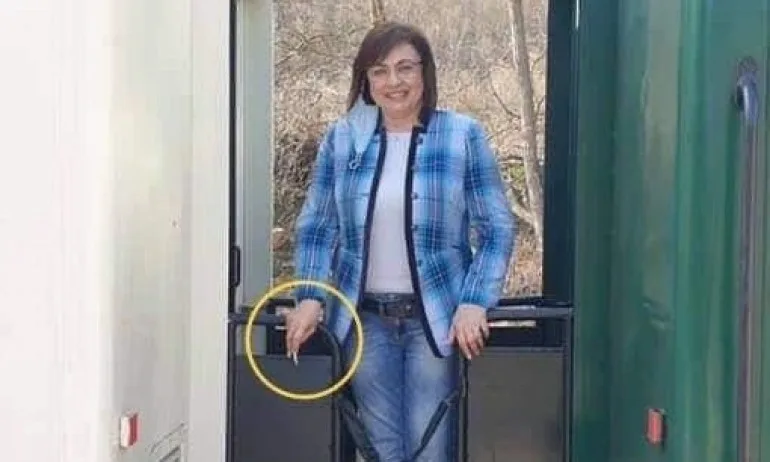 Нинова иска да налага правила, а пали цигара във влака - Tribune.bg