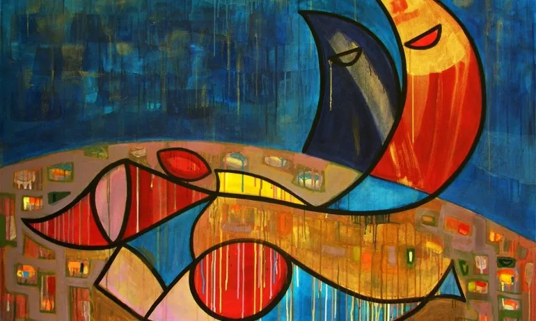 Синкретично - живопис и акварел на художника Веселин Дамянов в галерия Финес - Tribune.bg