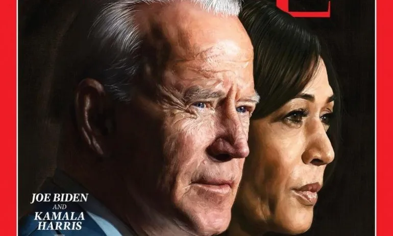 Тандемът Байдън и Харис си поделиха отличието Личност на годината на сп. Тайм - Tribune.bg