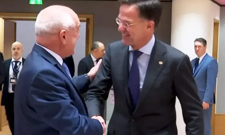 Премиерът на Нидерландия Марк Рюте поздрави министър-председателят на България Димитър