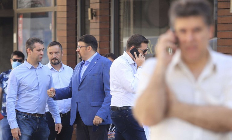 Димитър Делчев (ДГБ на Кунева) и Настимир Ананиев (ВОЛТ) - преди част от Реформаторския блок