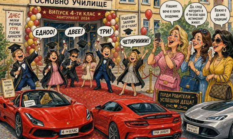 Тоги и куверти за завършването на четвъртокласници? Какво постижение е това? - Tribune.bg