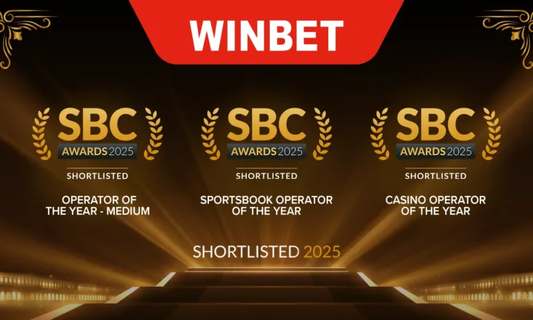 WINBET е сред най-добрите бетинг компании в света в номинациите на SBC Awards 2025 - Tribune.bg