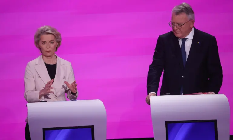 Фон дер Лайен на дебата: Кандидатите за коалиция с ЕНП да са про-Европа, про-Украйна и анти-Путин