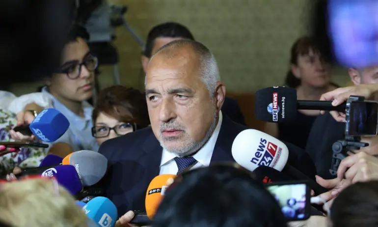 Лидерът на ГЕРБ Бойко Борисов се отказа от депутатския си