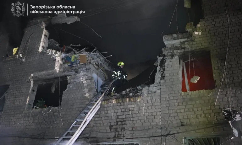 Най-малко 29 ранени, сред които и дете, при руска атака с дронове срещу град Запорожие в Източна Украйна - Tribune.bg