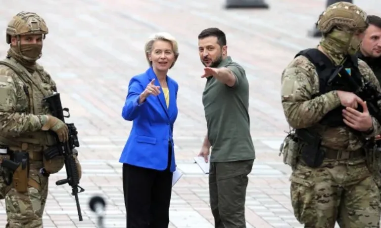 Урсула фон дер Лайен пристигна в Киев - Tribune.bg