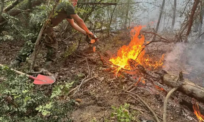 Военни и хеликоптери се включват в борбата с огъня във Воден - Tribune.bg