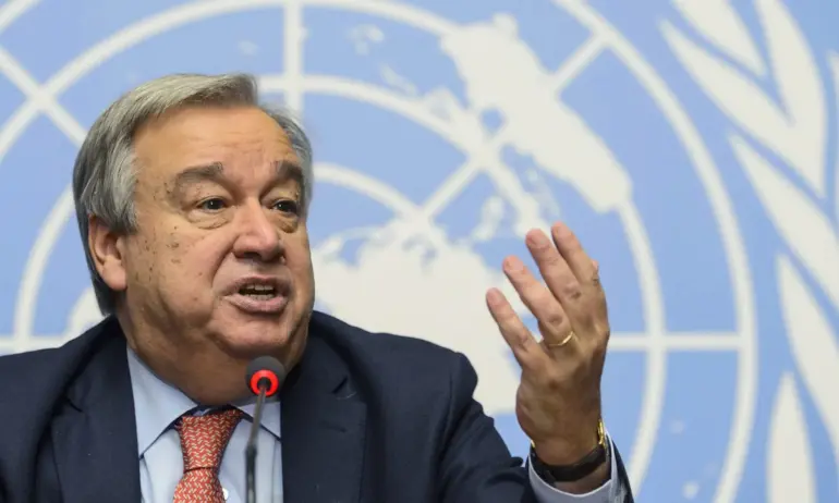 Генералният секретар Антонио Гутериш на ООН каза, че е ужасен“