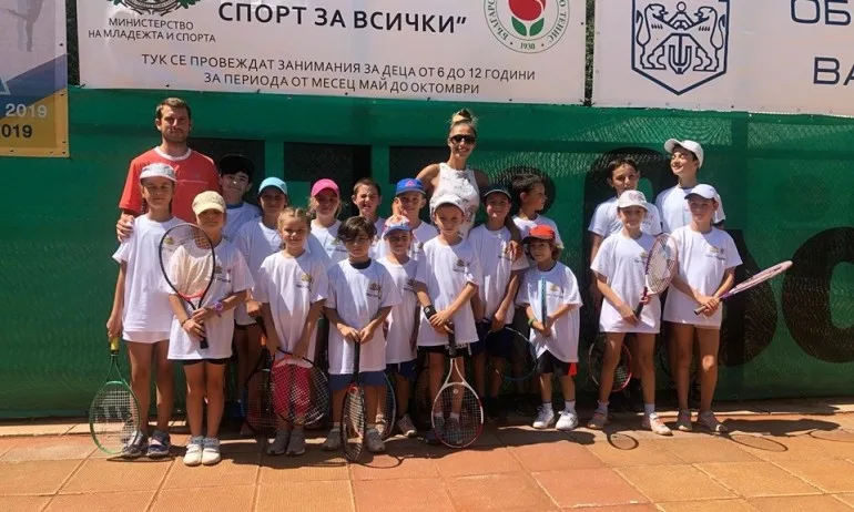 Заключителни тренировки по програмата Тенисът - спорт за всички на ТК Черно море Елит - Tribune.bg