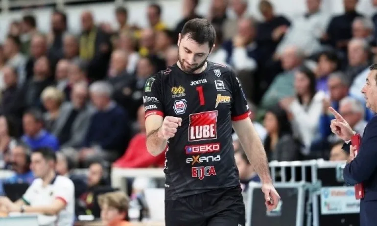 Цветан Соколов е реализатор с 22 точки за победата на Лубе над Тренто - Tribune.bg