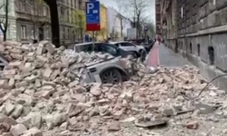 Силно земетресение в Загреб – има заклещени хора и материални щети - Tribune.bg