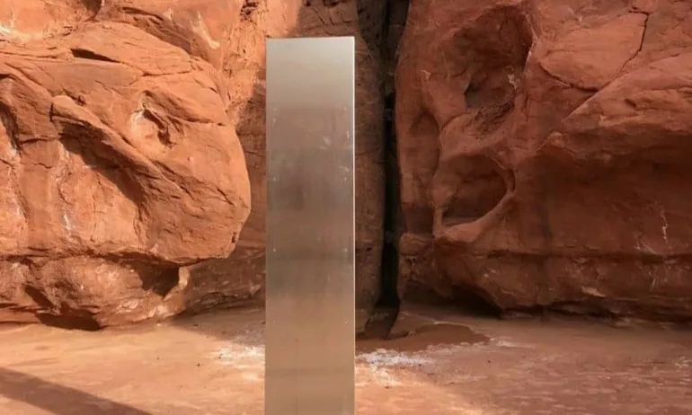 Мистериозен монолит се появи и във Великобритания - Tribune.bg