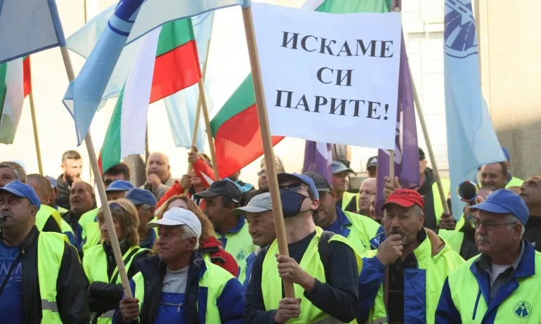 Нов протест на пътните строители в София - Tribune.bg
