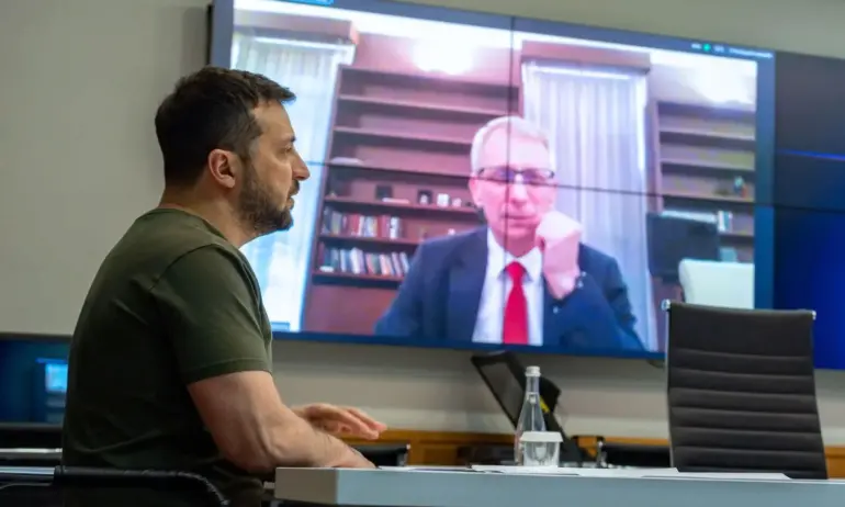 Във видеосреща Денков пред Зеленски: България категорично продължава подкрепата за Украйна - Tribune.bg