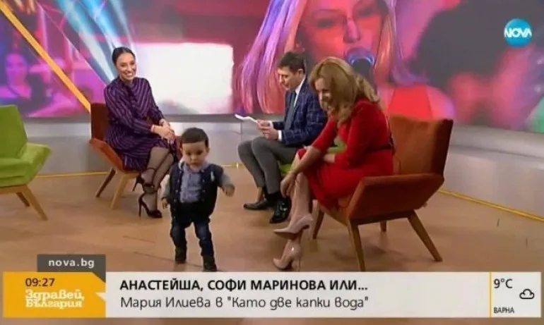 Мария Илиева разнася малкия Сашко по телевизионните студиа - Tribune.bg