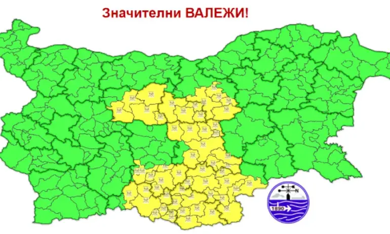 Жълт код за валежи в събота, на Великден слънцето изгрява - Tribune.bg