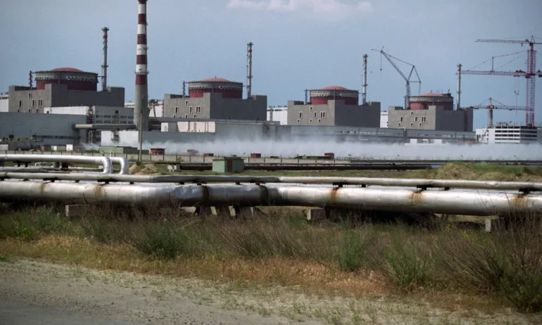 Украинската атомна електроцентрала в Запорожие, която е под руски контрол,