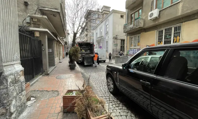 Боклукчийски камиони задръстват центъра на София в работен ден - Tribune.bg