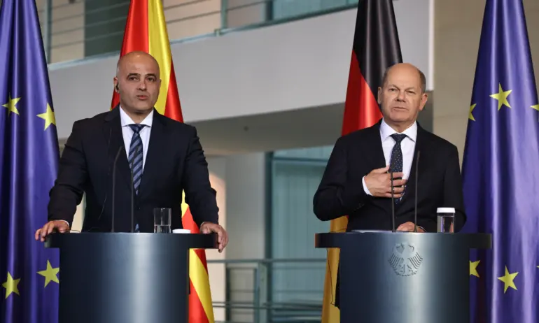 Германският канцлер пред Ковачевски: България не може да поставя нови изисквания към РСМ - Tribune.bg