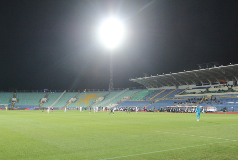 Теренът на Националния стадион „Васил Левски“