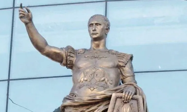 В Санкт Петербург изобразиха Владимир Путин като Октавиан Август - Tribune.bg