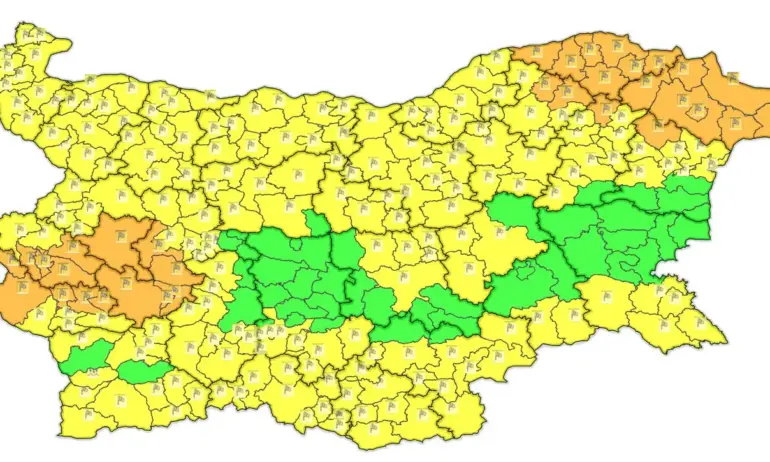 Жълт и оранжев код за силен вятър в страната - Tribune.bg