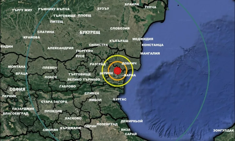 Слабо земетресение е регистрирано в района на град Суворово, област