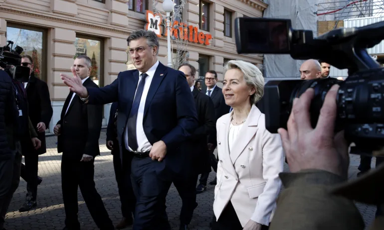 Фон дер Лайен: Влизането на Хърватия в Шенген и еврозоната е символ на новото начало - Tribune.bg