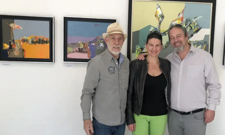 Световни музиканти се възхитиха на живописта на Васил Стоев в арт галерия Vejdi - Tribune.bg