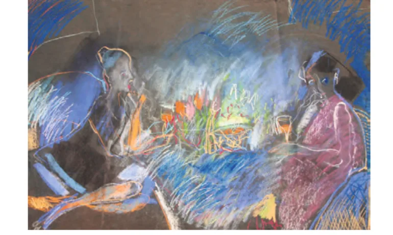 Васил Антонов споделя част от своята богата колекция картини с приятели и почитатели на изкуството в Плевен - Tribune.bg