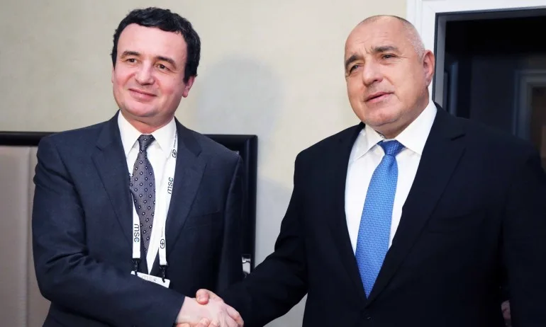 Бойко Борисов се срещна с премиера на Република Косово Албин Курти - Tribune.bg