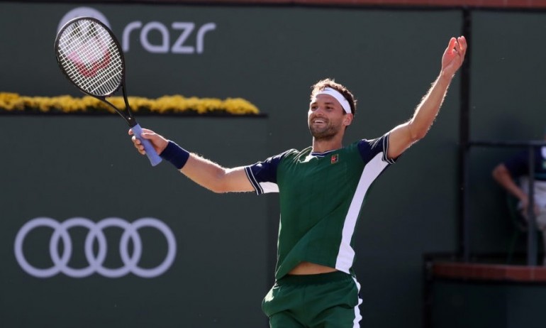 Григор Димитров е осминафиналист в Индиън Уелс - Tribune.bg