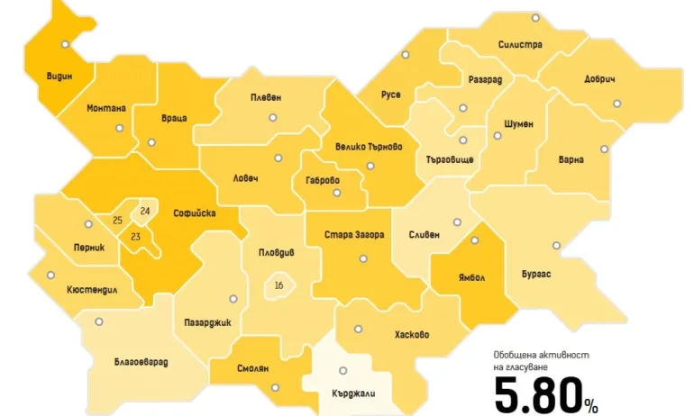 Невиждано ниска активност: Едва 5.8% са гласували в 11 часа - Tribune.bg