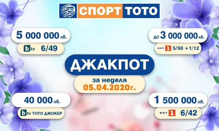 Тотото започва април с джакпоти над 10 милиона лева - Tribune.bg
