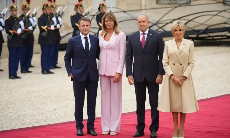 Радеви на прием в Елисейския дворец - Tribune.bg