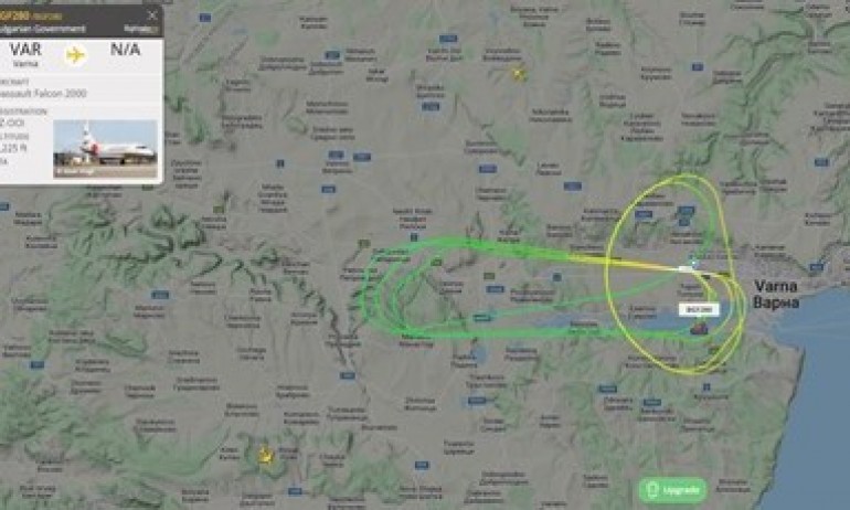 Нецензурно: Правителственият Фалкон в странна траектория по време на облитане - Tribune.bg