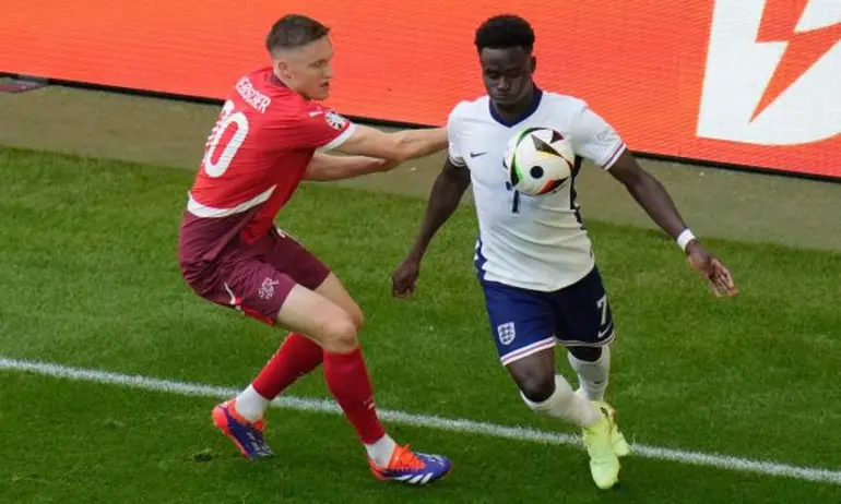 Англия е полуфиналист на Евро 2024 след дузпи срещу Швейцария