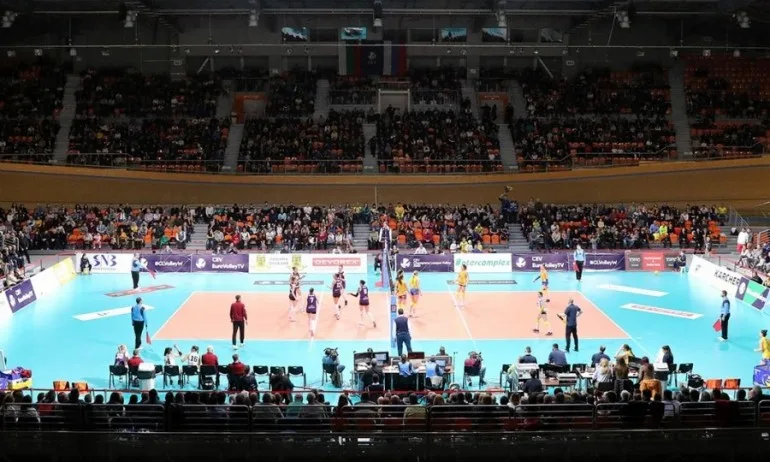 Рекорд - 4450 на клубен волейбол в България, Марица - Уралочка е най-посетен мач в Шампионска лига тази седмица - Tribune.bg
