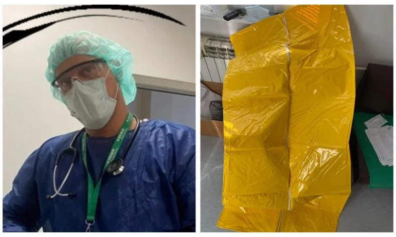 Доктор към протестиращите: Знаете ли какво е това? Трупен чувал и от няколко дни не спирам да разменям пълни за празни! - Tribune.bg