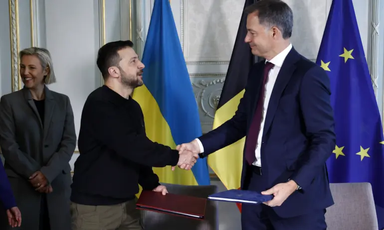 Украйна и Белгия сключиха двустранно споразумение за сигурност, включващо доставката