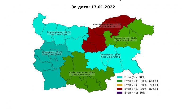 Северният централен район у нас на прага на локдаун - Tribune.bg