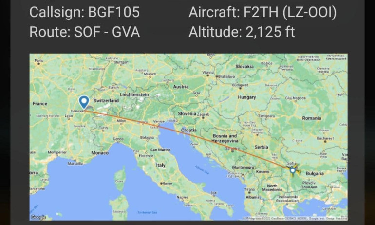 Правителственият самолет пак излетя! Този път за Женева - Tribune.bg