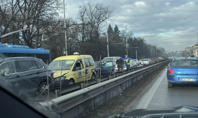 Катастрофа и почистване на дървета задръсти "Орлов мост"