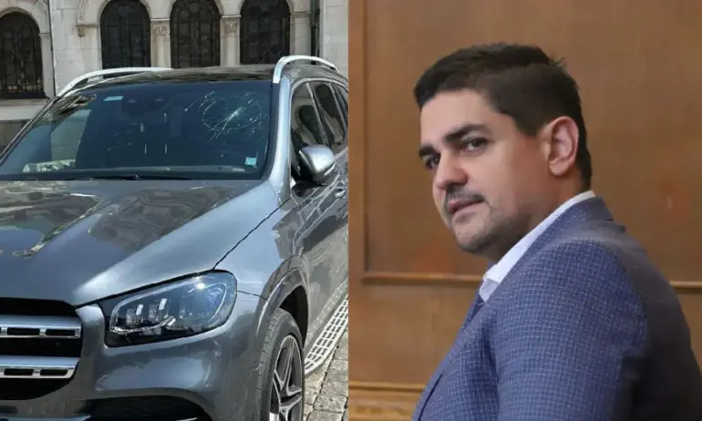 Независимият вече депутат Радостин Василев отново гази закона, като шофира