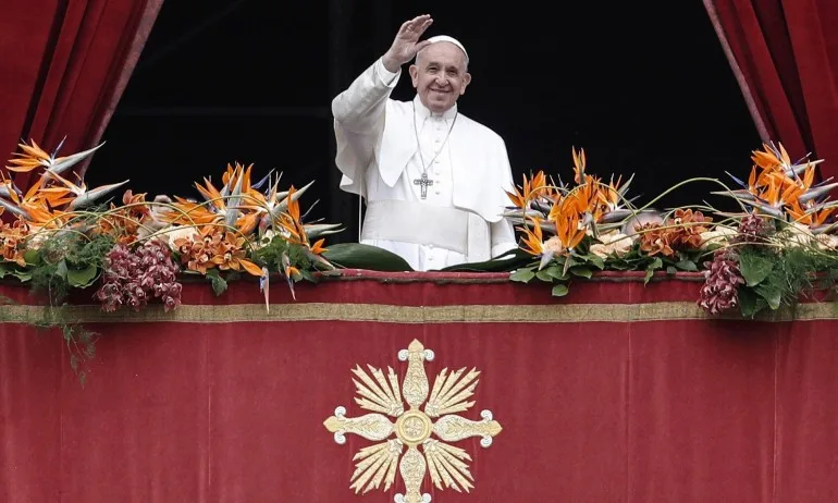 Папа Франциск: Бог да даде мир и благоденствие на България! (ВИДЕО) - Tribune.bg